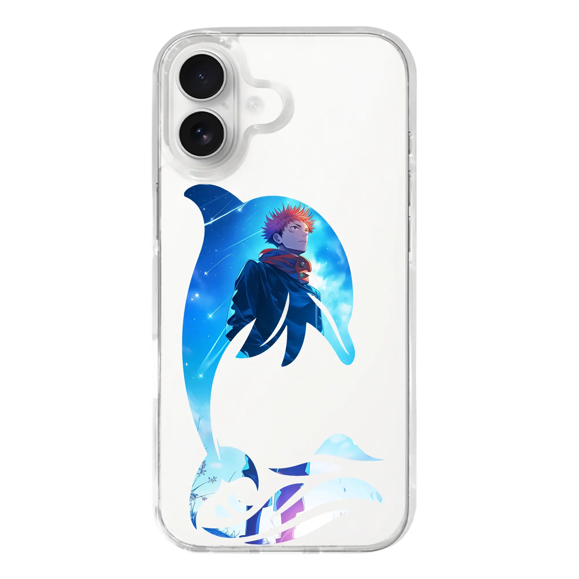 呪術廻戦 グッズ,虎杖 悠仁 - iPhone 17シリーズ 透明スマホケース – 薄型・耐衝撃・精密フィット保護カバー